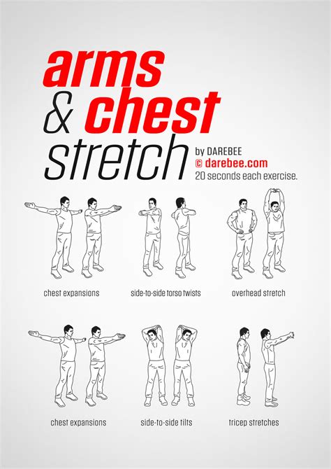 Arms Chest Workout Stretches Before Workout Chest Workout Tricep