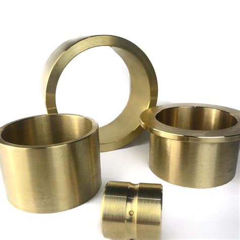 Cnc Machining Casting Copper Alloy Sliding Sleeve Bearing Bronze Machine Tool Spare Parts