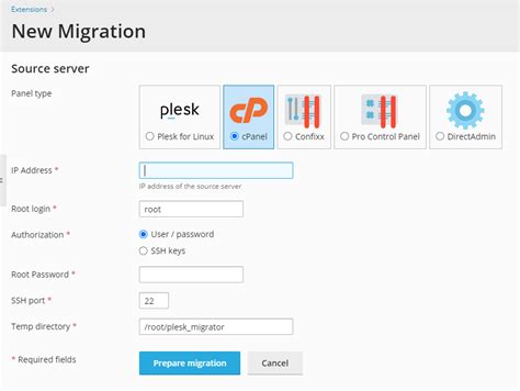 How To Migrate Cpanel To Plesk On Plesk Configure It CloudMinister