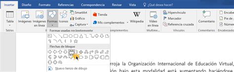 Word 2016 Formas