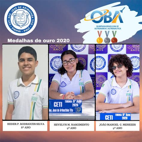 Estudantes piauienses conquistam medalhas em olimpíadas nacionais