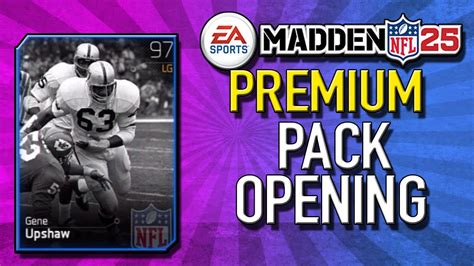 Madden 25 Ultimate Team Premium Packs Best Pack Ever Mut 25