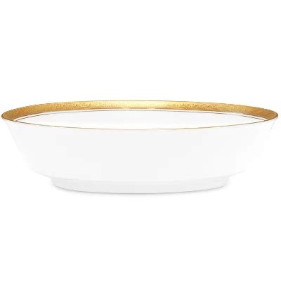 Noritake Crestwood Gold Oval Vegetable Serving Bowl Target