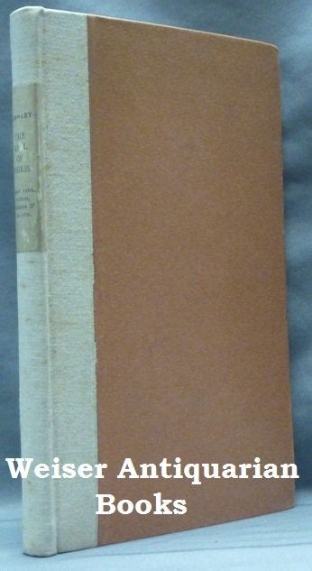 The Soul Of Osiris A History Aleister Crowley First Edition