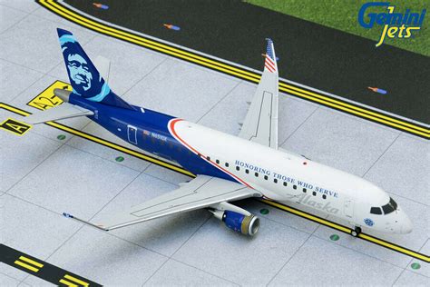 Gemini Jets Alaska Airlines Embraer Hobby Walker