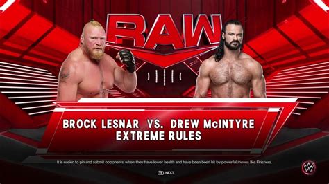 Wwe Universal Championship Tournament Brock Lesnar Vs Drew Mcimtyre