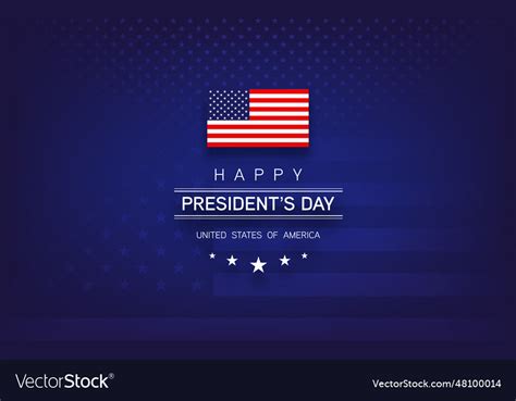 Presidents day banner Royalty Free Vector Image