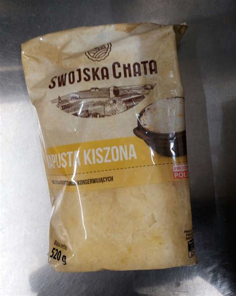 Kapusta Kiszona Swojska Chata 520 400g Pepper Pl