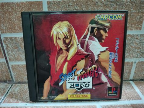 Ps Game Original Street Fighter Zero Video Gaming Video Games