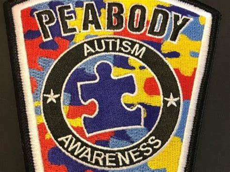 Peabody Police Autism Awareness Patch Available For April Peabody MA