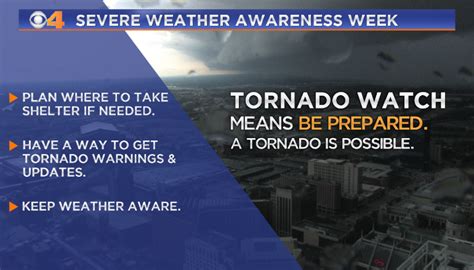 Severe Weather Preparedness Week Tornado Warning Vs Tornado Watch