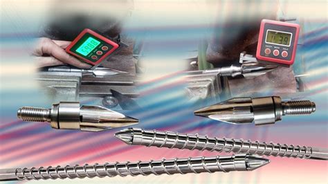 Шнековая пара для ТПА. Шнек с наконечником торпеда ТПА. Screw extruder ...