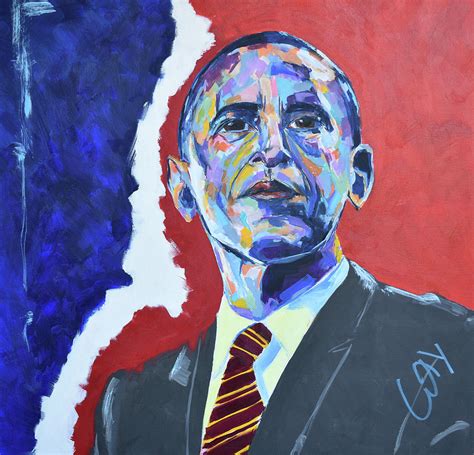 Obama Painting By Tez Hunt Fine Art America