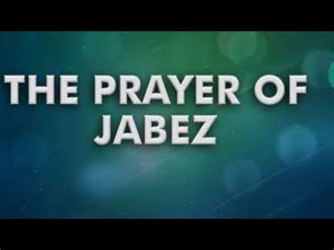 Prayer Of Jabez Blessed To Be A Blessing Rev Kay Elblessing