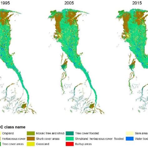 4: Post-classification "change-to "map of Sudd Wetland | Download ...