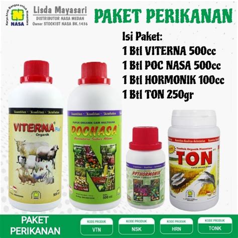 Jual PAKET PERIKANAN Asli Original Ori NASA Official Ternak Peternakan