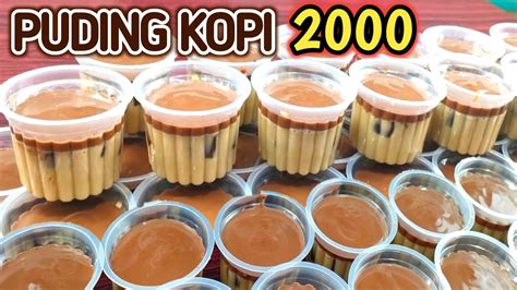 1 Resep Dapat 40 Pcs Langsung Jualan‼️ Puding Cup Kekinian Usaha Rumah Tangga Modal Kecil