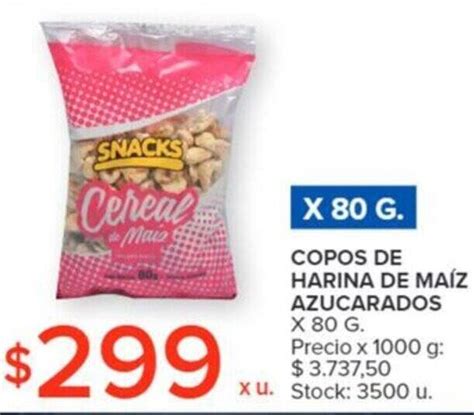 Copos De Harina De MaÍz Azucarados X 80g Oferta En Carrefour