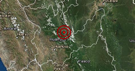 Sismo De Magnitud 36 Se Registró En Huánuco Esta Mañana Exitosa Noticias