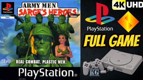 Army Men Sarge S Heroes Ps K Uhd Longplay Gameplay