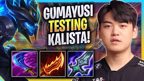 GUMAYUSI TESTING KALISTA IN KR SOLOQ T1 Gumayusi Plays Kalista ADC