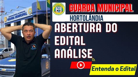 Concurso Guarda Civil Municipal de Hortolândia Análise do Edital 30