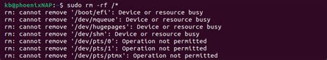 What Is Sudo Rm Rf In Linux And Is It Dangerous Phoenixnap Kb