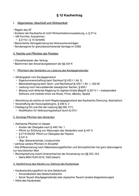 12 Kaufvertrag Wintersemester 21 22 Bei Schmidt Kessel