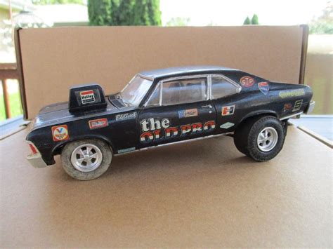 Vintage 1972 Chevy Nova Ss Gasser Drag Car Pro Street Built Model Car Rare 1934731673