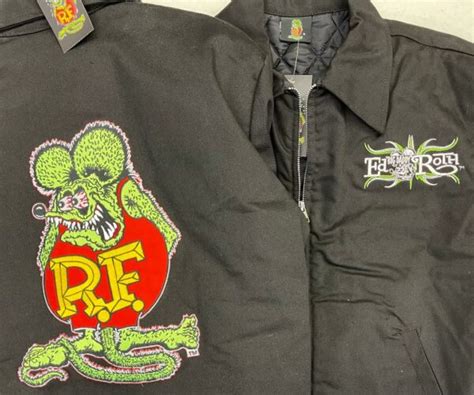 Kustom Lined Jacket Rat Fink Hot Rod Ed Roth S Rat Fink
