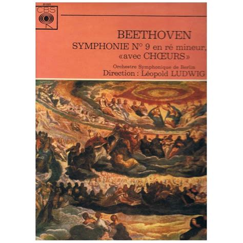 Beethoven Symphonie 9 En Re Mineur Op 125 De Leopold Ludwig Beethoven