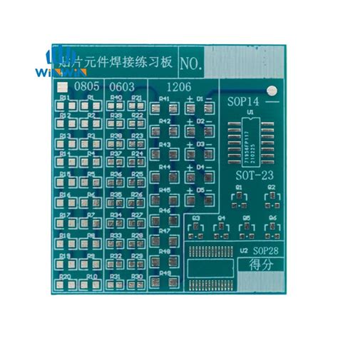 Placa De Circuito Diy Pcb Smt Smd Tablero De Pr Ctica De Soldadura