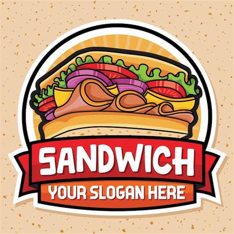 Premium Vector The White Bread Sandwich Logo Design