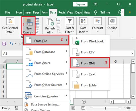 How To Open Xml In Excel Javatpoint