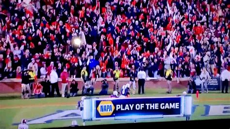 Auburn Tigers 2013 Iron Bowl Chris Davis 109 Yard Game Winning Return