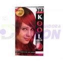 KoolColor Tinte de Cabello Rojo Rubí 2 Tubos 40 Ml x 2