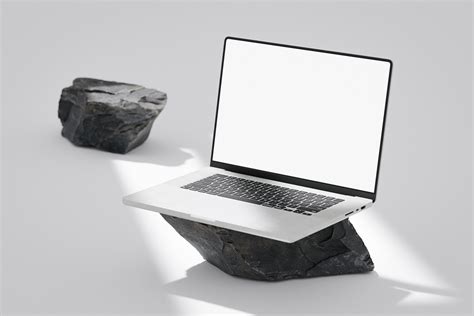 A Laptop With a White Screen · Free Stock Photo