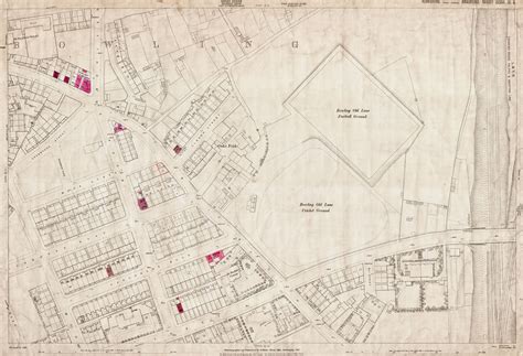 Old Ordnance Survey Map 216 12 8 Bradford Yorkshire In 1891