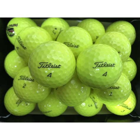 Titleist Pro V X Yellow Golf Balls Premier Lakeballs Ltd