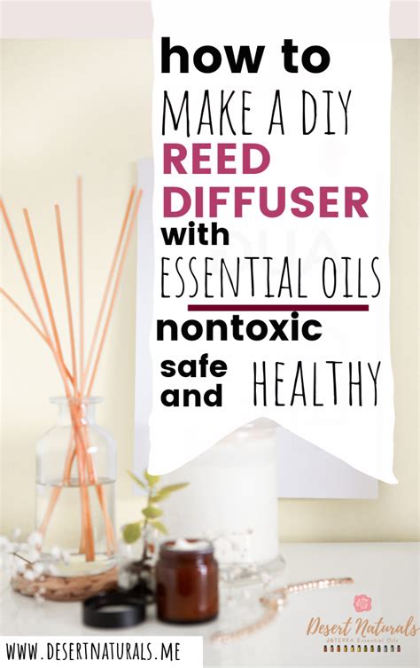 How To Make A Diy Reed Diffuser With Essential Oil Homemade Reed Diffuser Reed Diffuser Oil