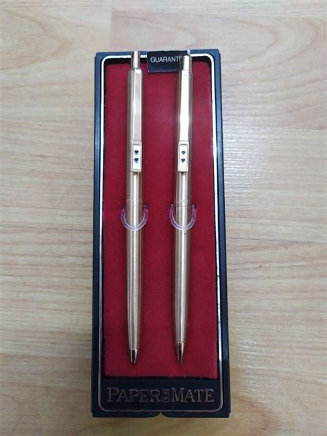 Vintage Usa Papermate Pencil And Ballpoint Pen Set Hobbies And Toys