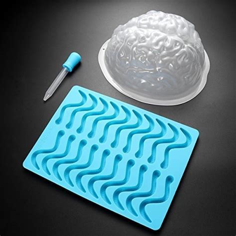 Bestonzon Paquete De 2 Moldes De Gelatina De Cerebro Y Mol Envío Gratis