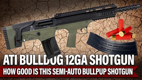 Ati Bulldog 12ga Semi Auto Shotgun Review Youtube