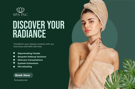 Free Beauty Cosmetic Spa Cover Facebook Banner Template Edit Online