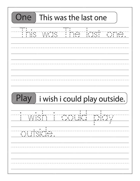 Engage Young Minds With Fun Kindergarten Sentence Writing Worksheets