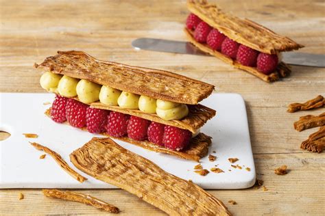 Le Mille Feuille Pistache Framboise Le Lab