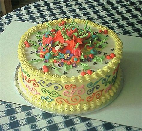 Mary Engelbreit Inspired Birthday Cake