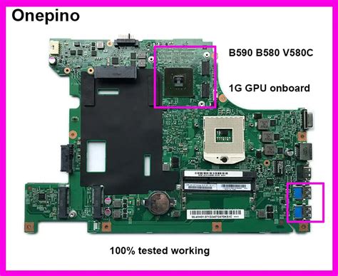 B590 Motherobard FIT FOR LENOVO B590 B580 V580C Laptop Motherboard