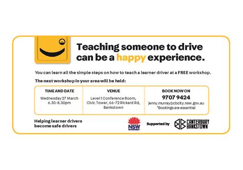 Helping Learner Drivers Become Safe Drivers Free Workshop Picnic