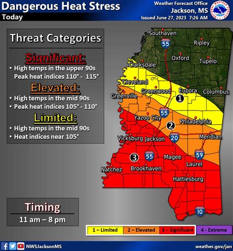 Entergy Mississippi On Twitter Stay Weather Aware And Safety Alert Nwsjackson Warns Of Heat